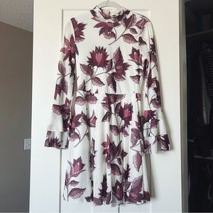 Long Sleeve Print Dress